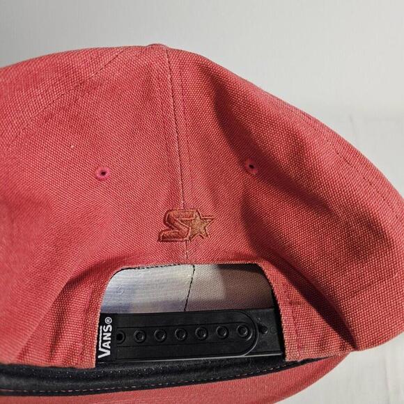 Vans Full Leather Patch Snapback Hat Adjustable Baseball Cap. Skate - Picture 4 of 6